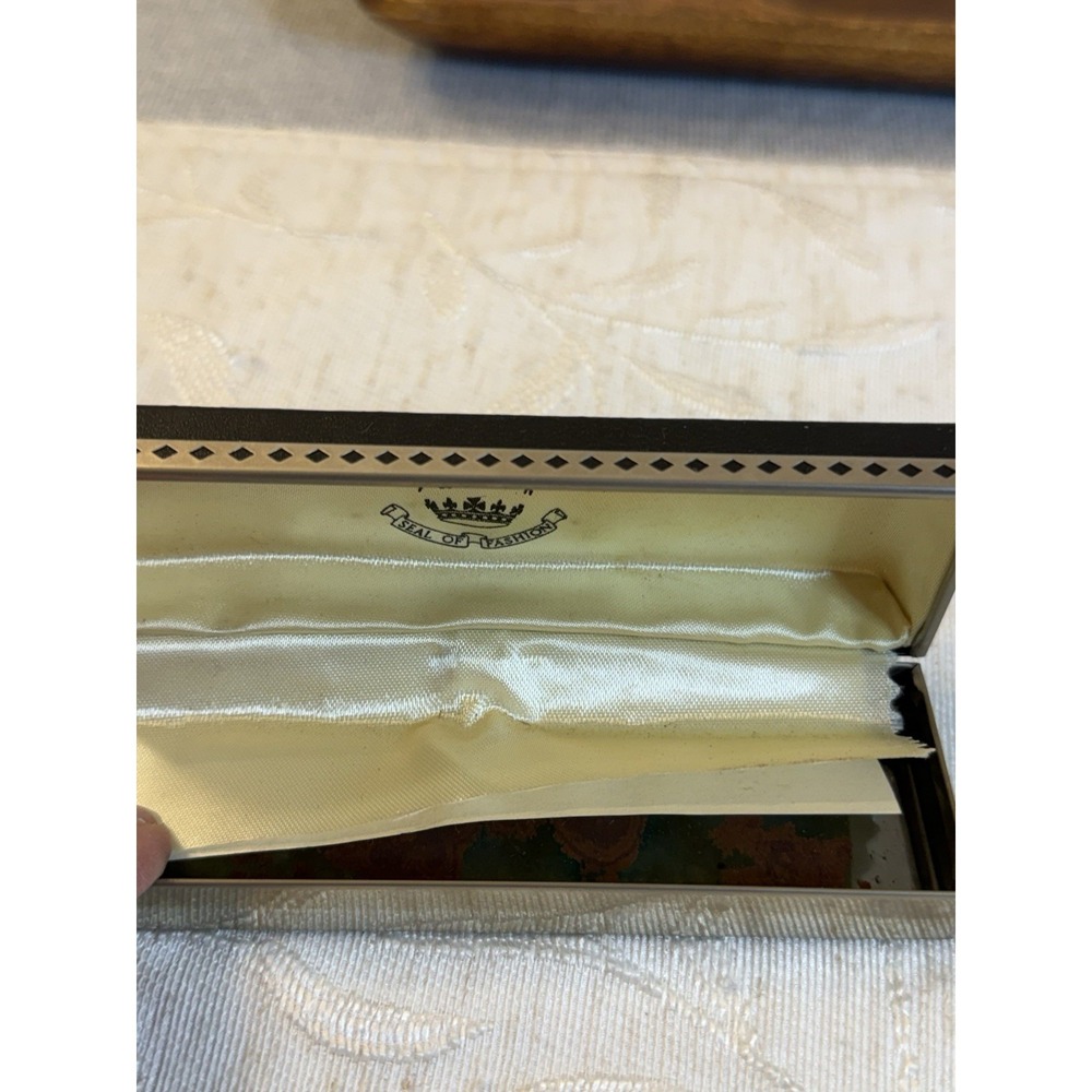 Vintage Mid-Century Men's Swank "Seal of Fashion" Jewelry Presentation Case